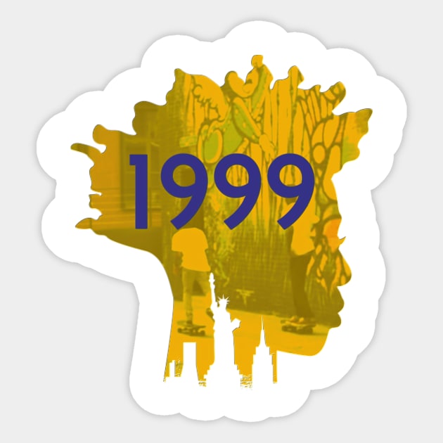 1999 Sticker by DesignAbstract